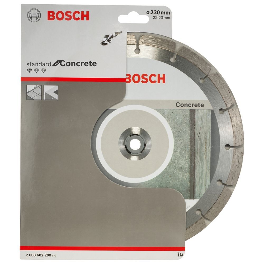 Disco de Corte Diamantado Std Concrete para Concreto Alta Performance 230x22,23x2,3x10mm Bivolt Bosch
