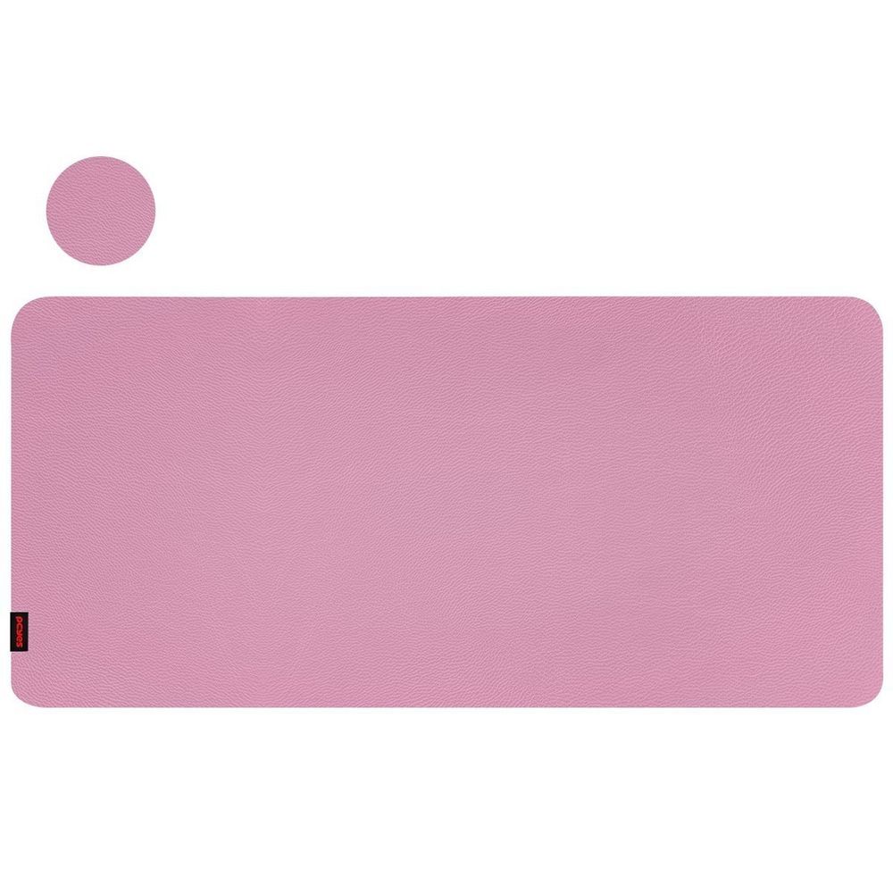 Mouse Pad Exclusive com Superfície em PVC e Base em Suede 800x400mm Rosa Pcyes