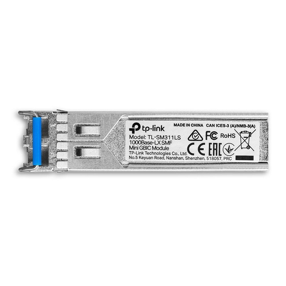 Módulo SPF TL-SM311LS 1.25G LC Duplex Monomodo Base-LX com Suporte DDM e Hot Swappable Preto TP-Link