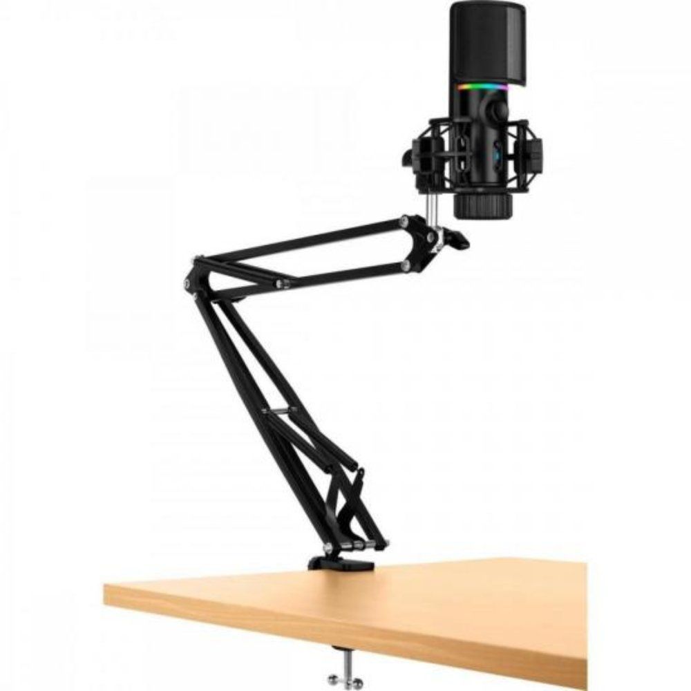 Microfone Gamer Streamplify Mic Arm USB 2.0 Tipo a com Iluminação RGB Preto