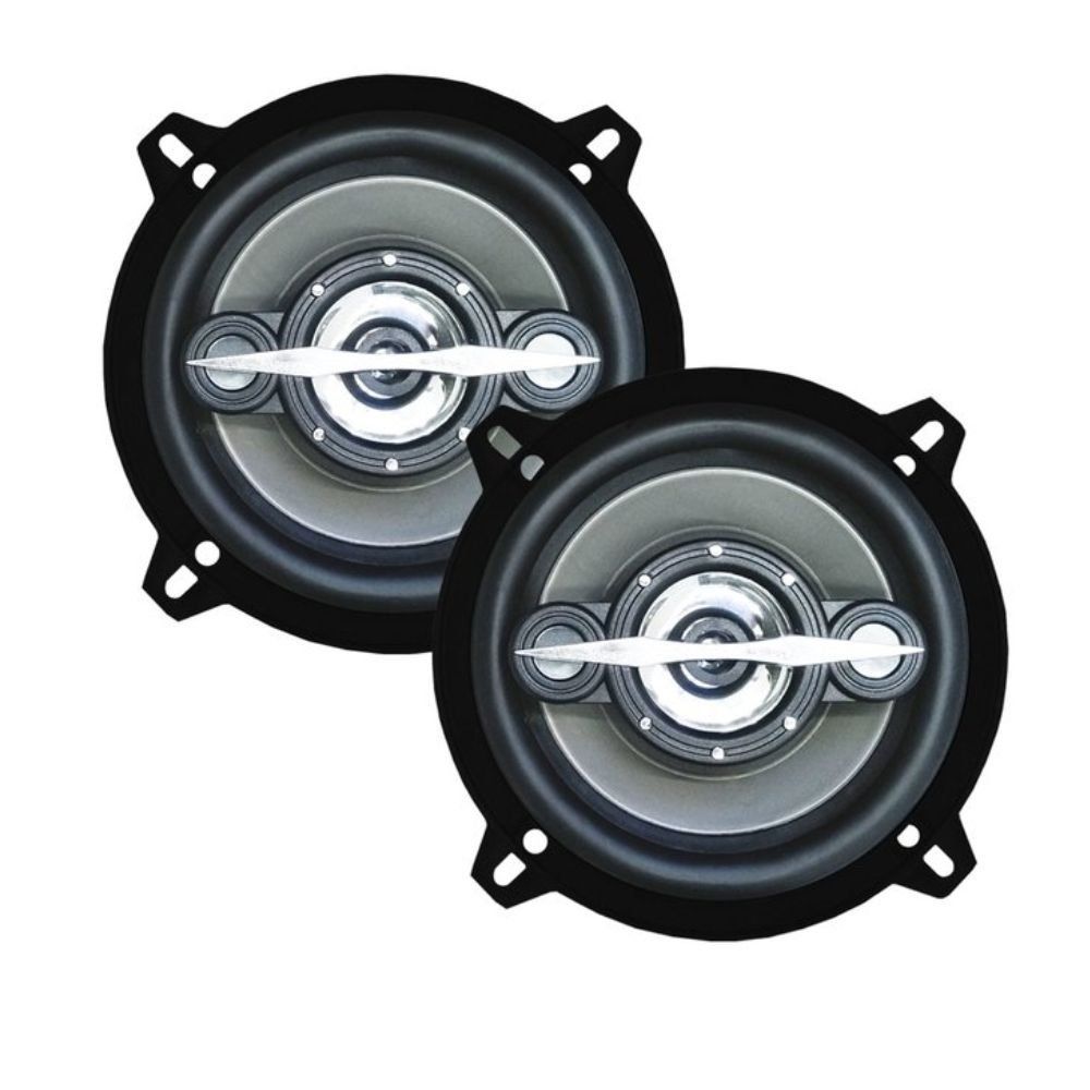 Alto Falante Quadriaxial LS5 Compatível com Diversos Veículos 140W 4R Cinza com Design Moderno e Fácil Instalação Leson