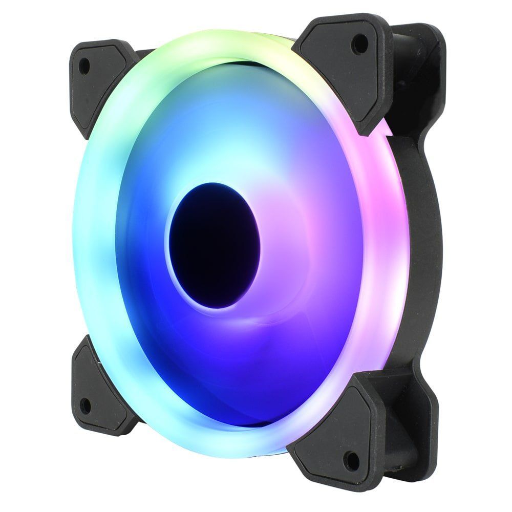 Cooler F12S-ARGB Singularity com Leds ARGB Sincronizáveis e Fluxo de Ar de 29,37 CFM Branco Evus