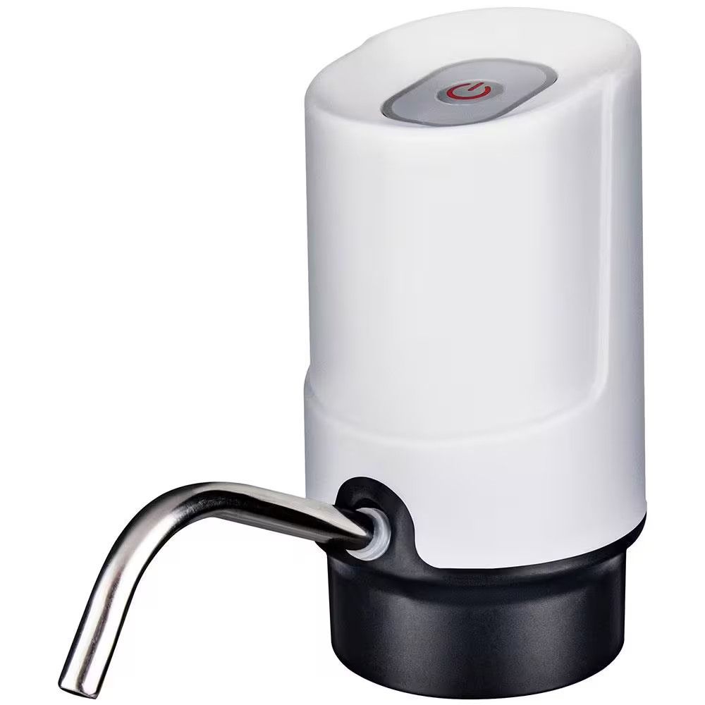 Bomba Elétrica para Galão de Água com Cabo USB Kit com Mangueira de Silicone e Haste de Aço Inox Uso Durante Carga