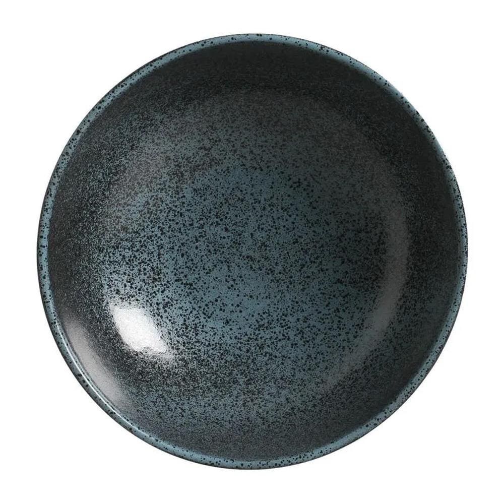 Bowl Médio Night Sky para Servir em Stoneware Resistente para Mesa de Jantar Azul Porto Brasil