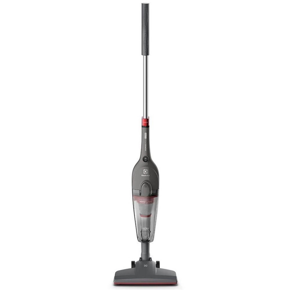Aspirador de Pó Vertical 2 em 1 Electrolux STK15 1450W 1,3kWh-mês com Filtro HEPA e Acessórios Cinza 110V