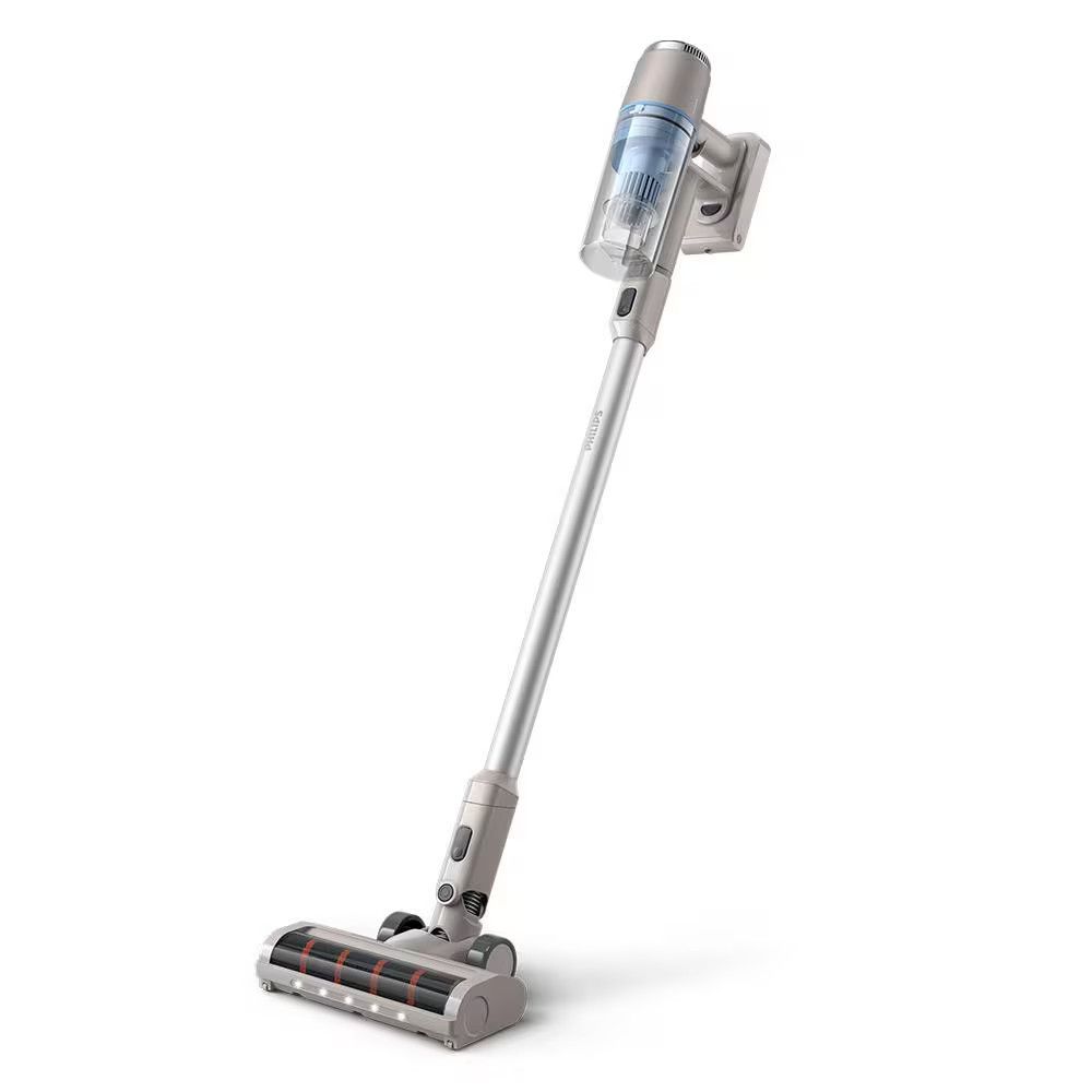 Aspirador Vertical sem Fio Philips Walita XC2011-01 210W 0,3L Powercyclone 7 e Bocal LED Cinza Bivolt