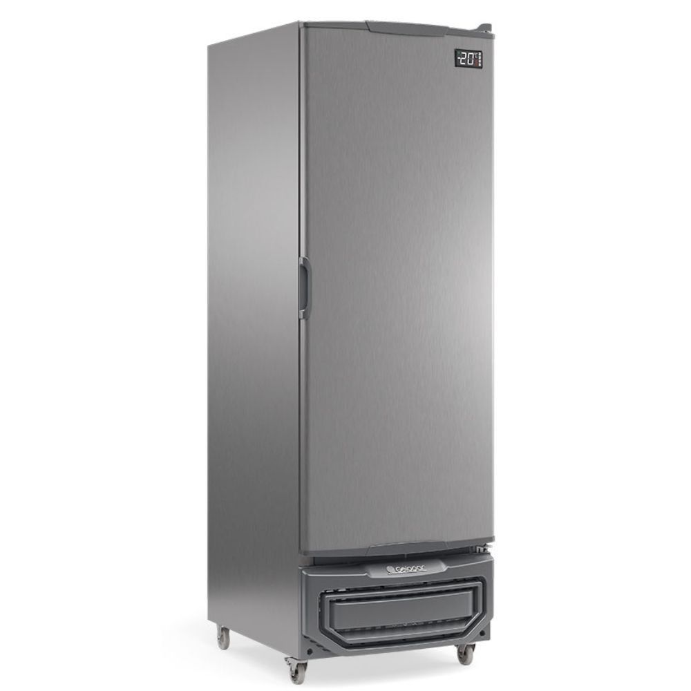 Freezer Vertical Conservador Gelopar Degelo Manual 577L Porta Cega GPC57SBTI Inox 220V