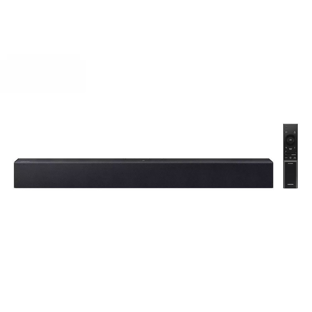 Soundbar Samsung HWB400F 2.0 Canais 40W MP3 Preto com Subwoofer Integrado Bluetooth HDMI USB Entrada Óptica