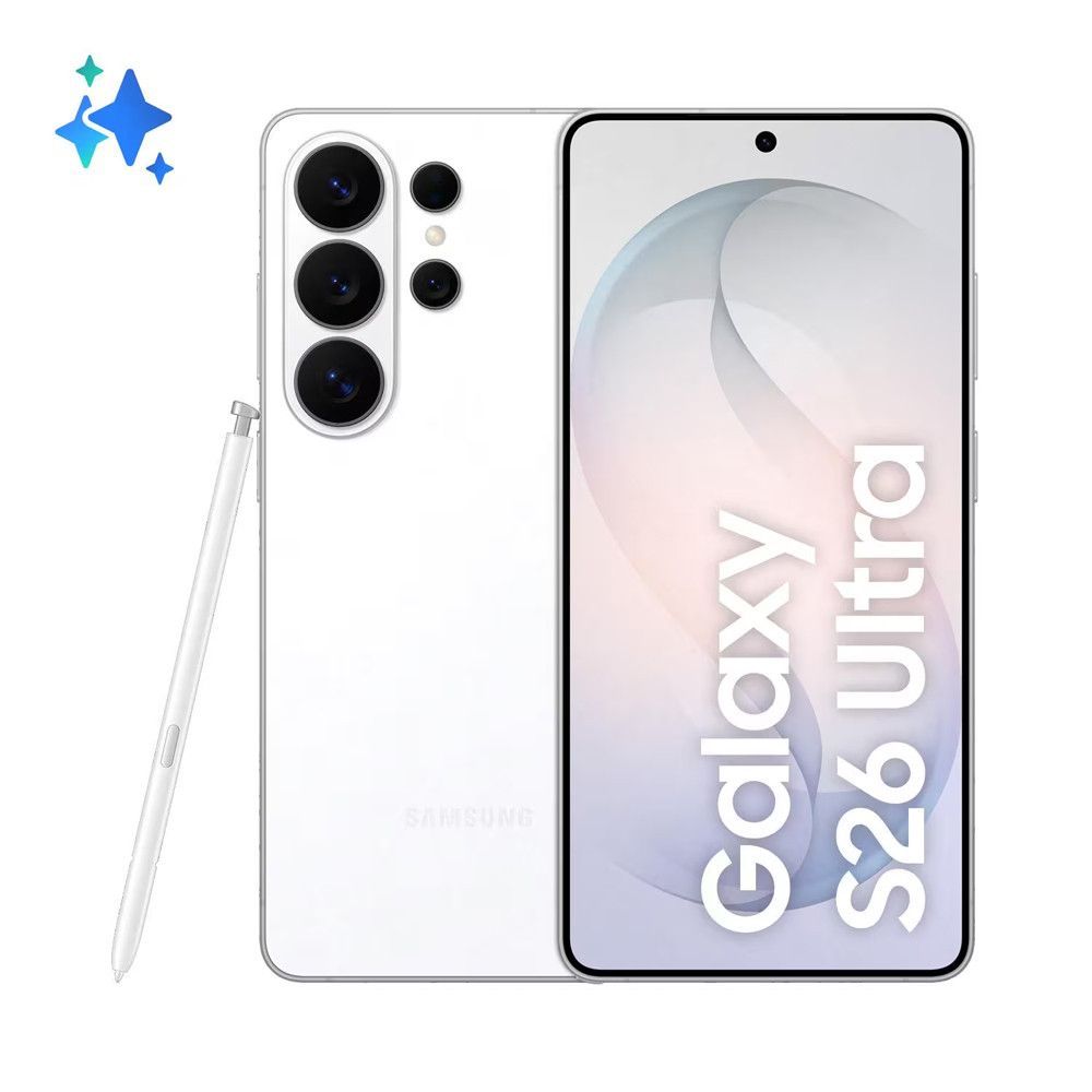 Smartphone Samsung Galaxy S26 Ultra 12GB 256GB Camera 200MP 5G Tela 6.9 Polegadas Branco