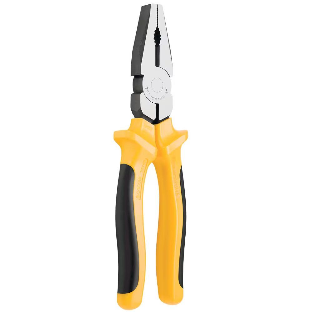 Alicate Universal 8 Pol Isolado 1000V Cabo Ergonômico com Suporte Plástico Amarelo Tramontina