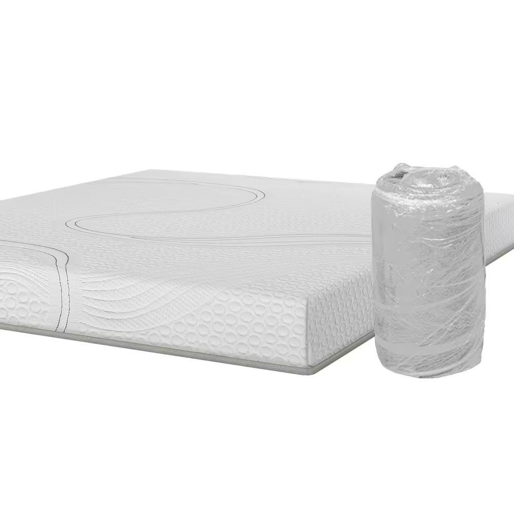 Colchão Queen Espuma Viscoelástica D40 D33 158x198x20CM Branco Bartira Móveis