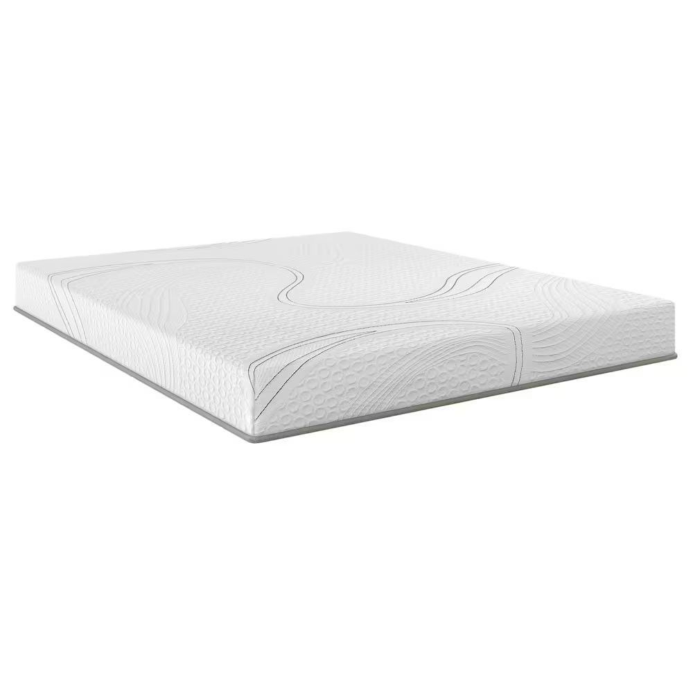 Colchão Queen Espuma D33 Volare Malha 158x198x17CM Branco Bartira Móveis
