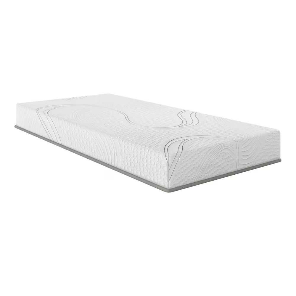 Colchão Solteiro Viscoelástico D33 D40 Pillow Top 88x188x20CM Branco Bartira Móveis