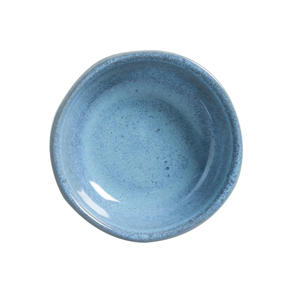 Conjunto de Ramequin Médio Org Breeze para Servir em Cerâmica Stoneware Uso no Forno e Micro-ondas Cozinha Azul Porto