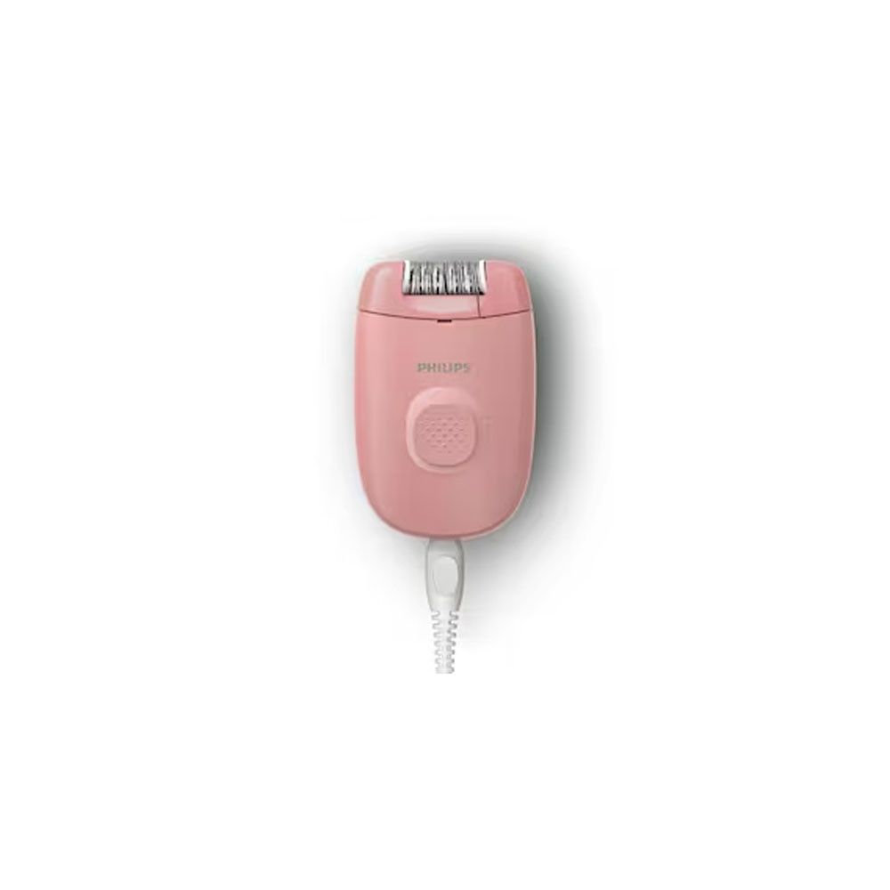 Depilador Elétrico Satinelle Depilação a Seco Cabeça Lavável e 2 Velocidades Rosa e Branco Philips Bivolt
