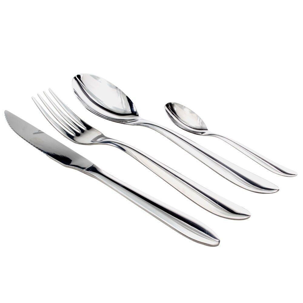Faqueiro Lyon 5101-102 24 Peças Aço Inox Polido para Mesa Posta Inox Brinox