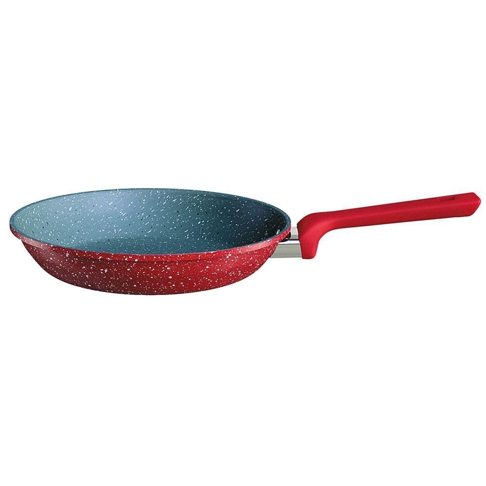 Frigideira Colorstone Volcano Antiaderente Alumínio com Revestimento 5 Camadas 24CM Cabo Ergonômico Euro