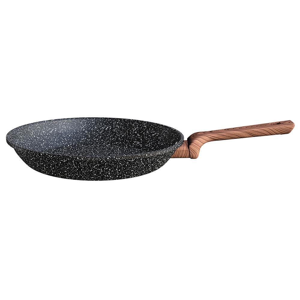 Frigideira Colorstone Wooden Antiaderente Alumínio com Revestimento 5 Camadas 26CM Cabo em Baquelite Euro