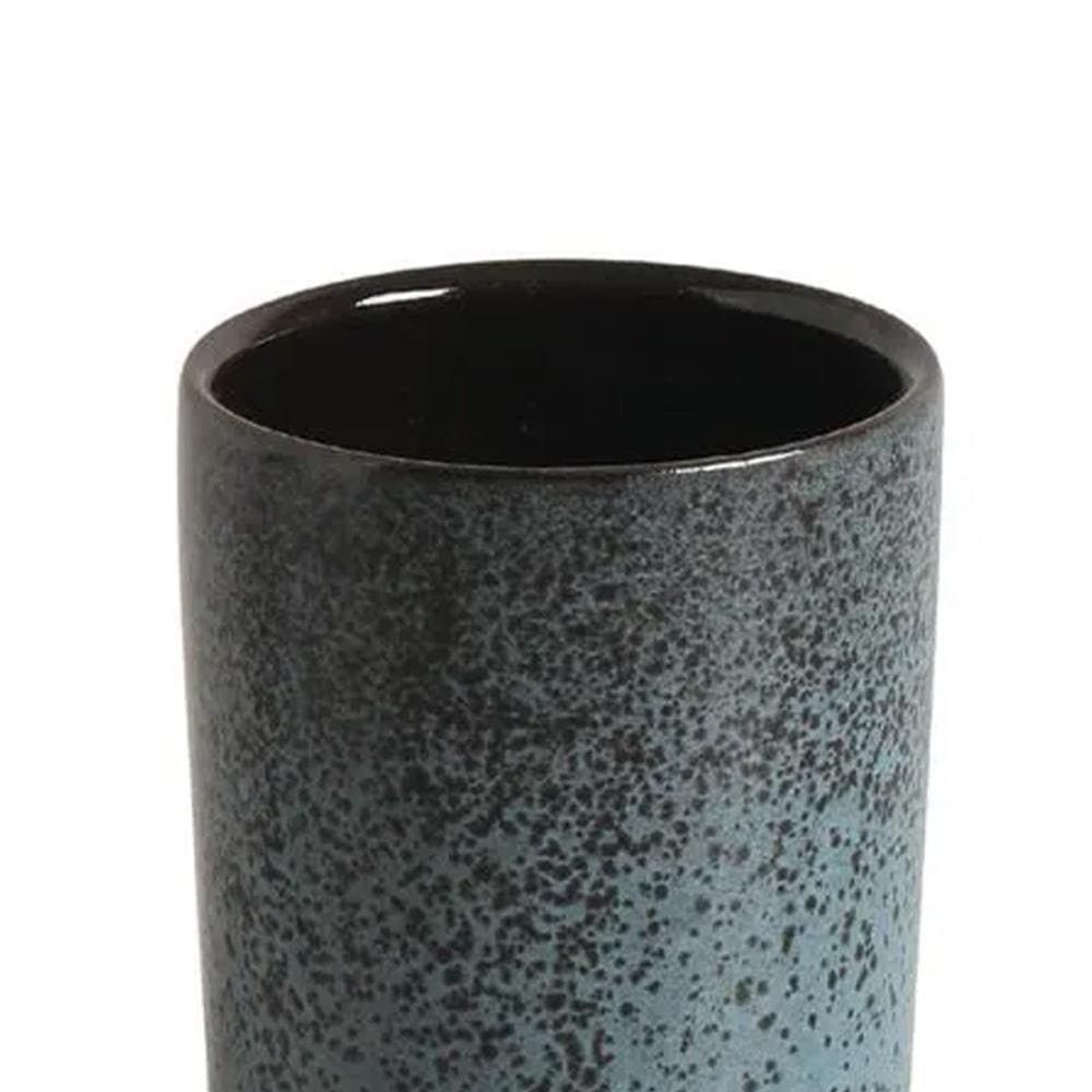 Conjunto de Copos Neo Night Sky 220ML 4 Peças em Stoneware para Micro-ondas e Lava Louças Ideal para Café e Chá Azul