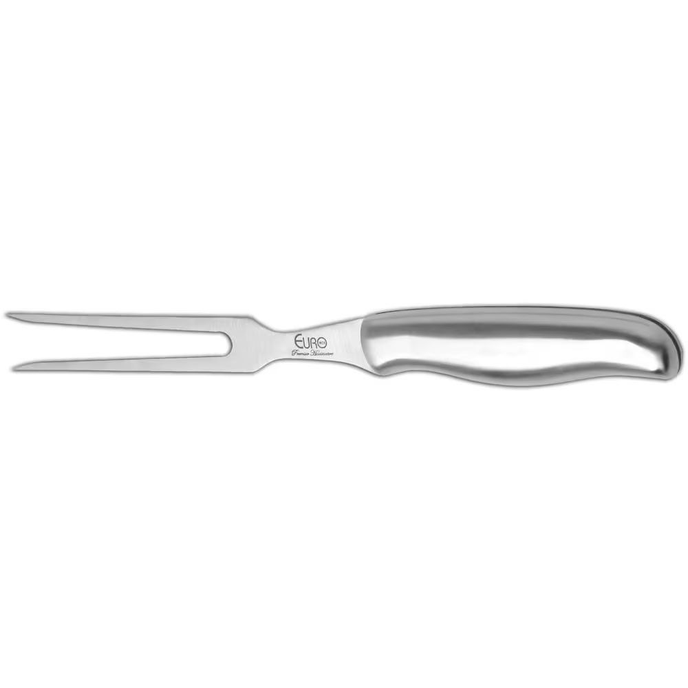 Garfo Trinchante Euro Home 6 para Servir Carnes em Aço Inox Altamente Durável Cozinha Inox Euro Home