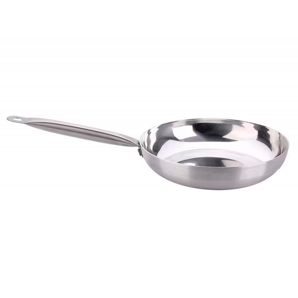 Frigideira Multiflon Profissional Antiaderente Alumínio com Revestimento Quartzo 24CM Acabamento Acetinado Cinza