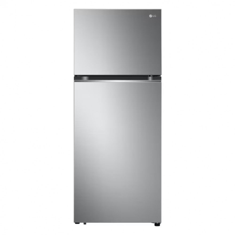 Geladeira LG Duplex Frost Free Inverter 395L Gaveta Fresh Zone Multi Inox com Prateleiras de Vidro Temperado 110V