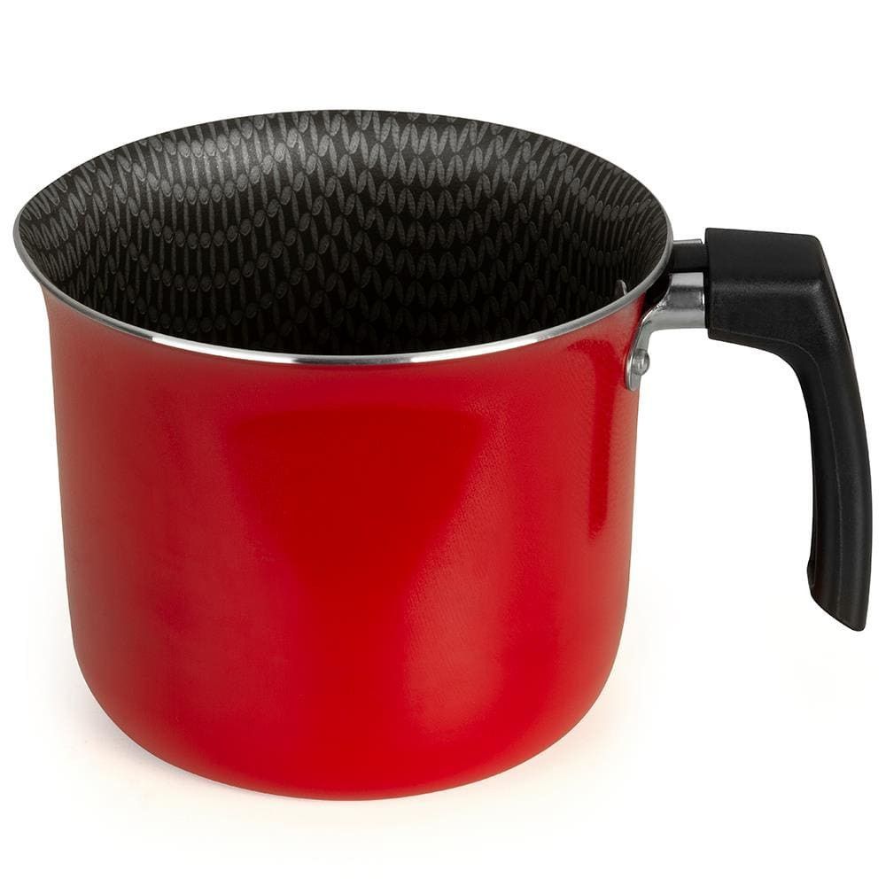 Leiteira Essencial Convencional Alumínio com Revestimento Antiaderente 12CM Resistente e com Design Moderno Multiflon