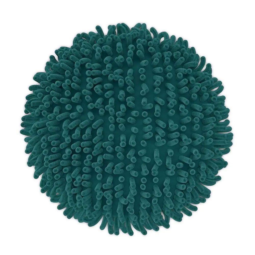 Refil para Mop Fit Tira Pó Microfibra Alta Absorção para Pisos Frios e Sintéticos Verde Esmeralda Flashlimp