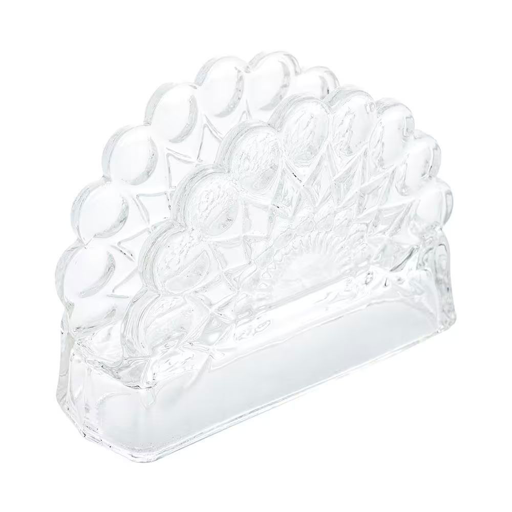 Porta-guardanapos Angel Cristal com Design Clássico em Cristal Estrutura Estável para Mesa Posta Transparente Wolff