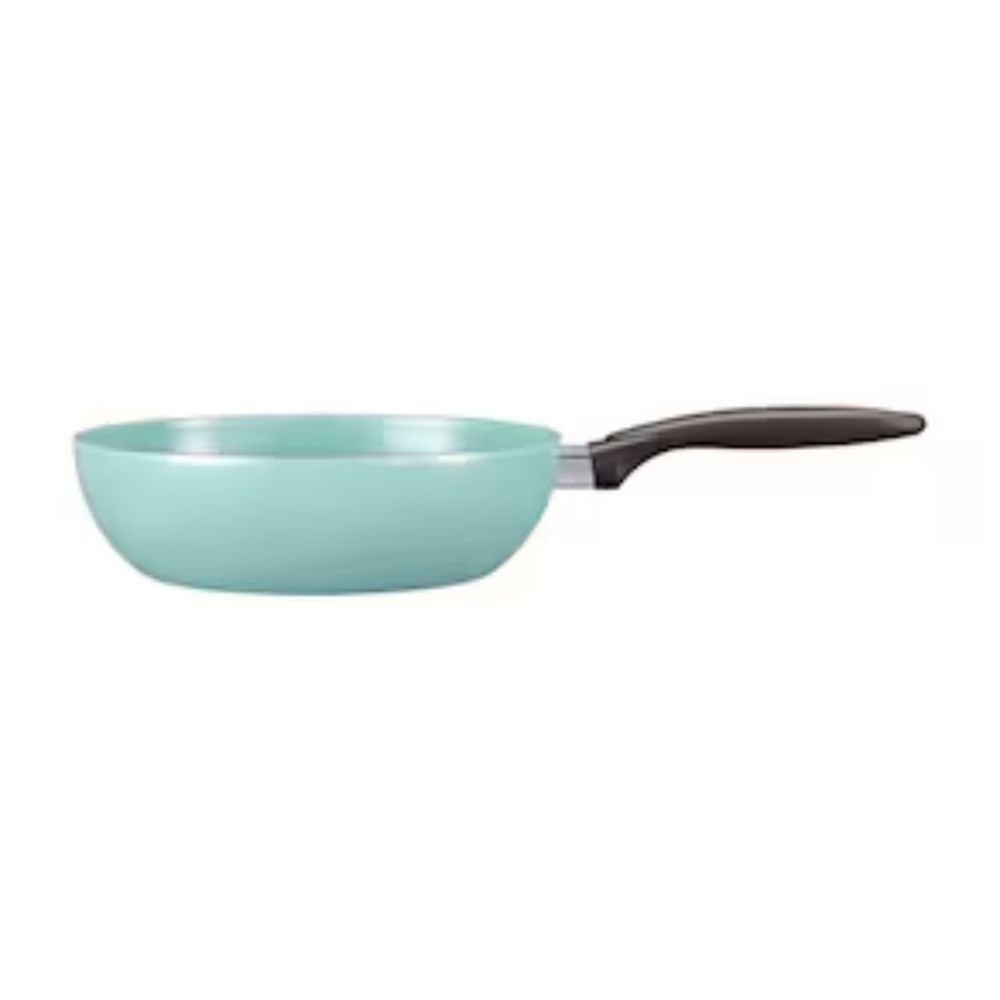 Panela Wok Suprema Ceramic Life Antiaderente Alumínio com Revestimento Mineral Resist 24CM Cabo Ergonômico Verde Brinox