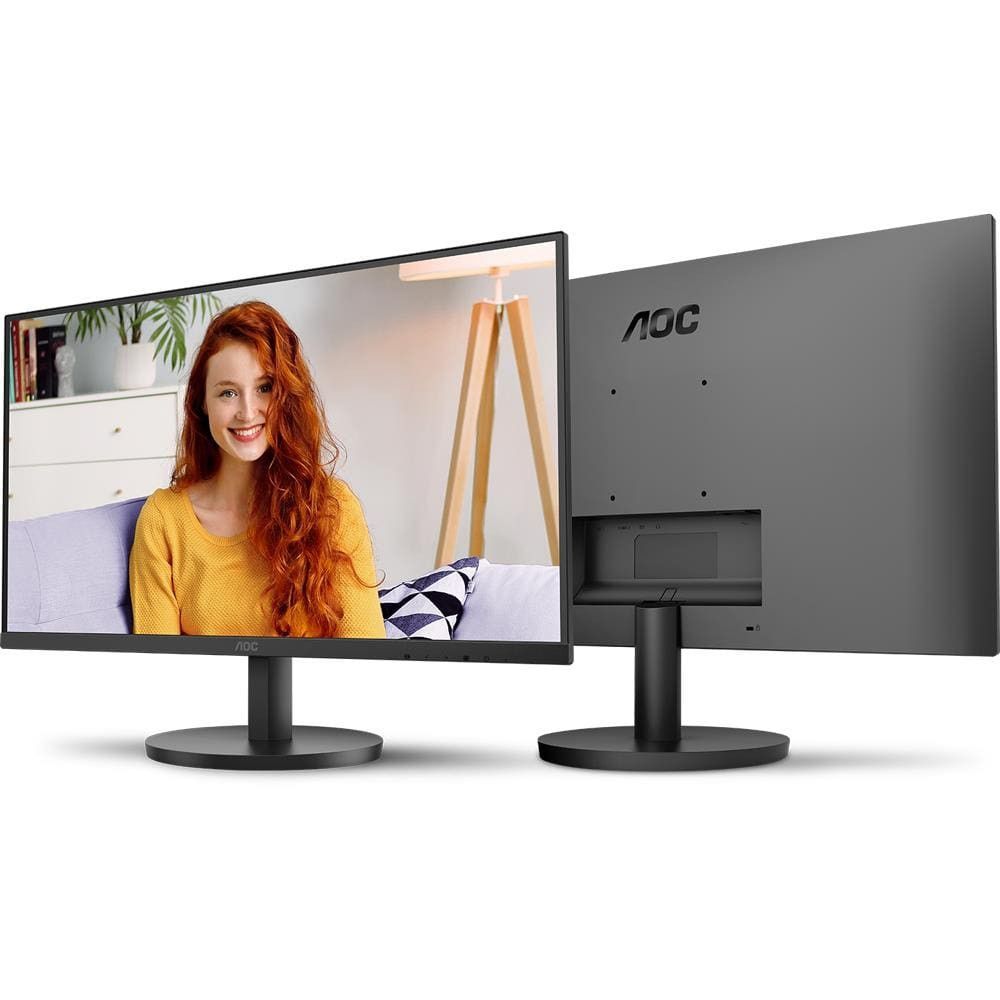 Monitor U27B3A-57 27" 4K UHD IPS 60Hz AOC com HDR10 e Alto Falantes Preto Bivolt