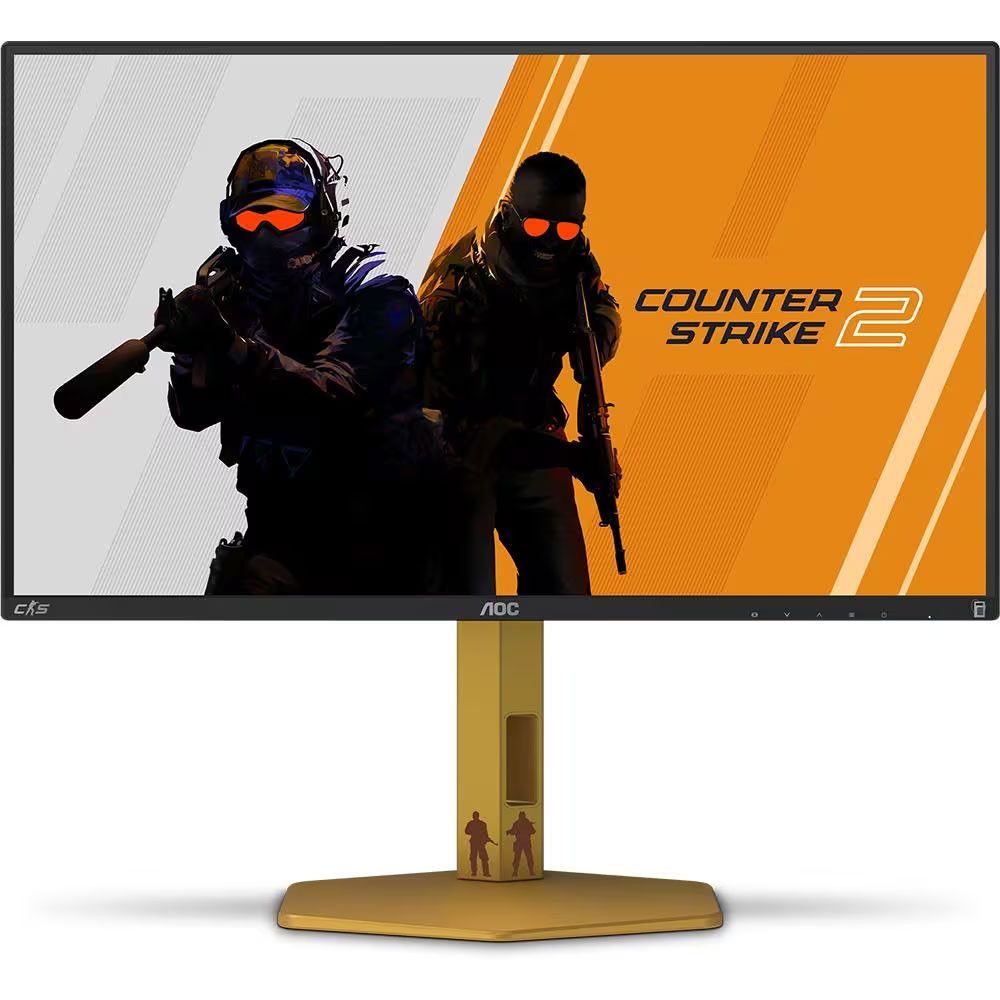 Monitor Gamer CS25G-78 25" Full HD IPS 310Hz Preto com Dourado Bivolt AOC
