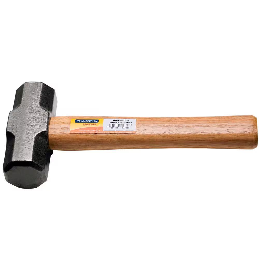 Marreta Oitavada 1kg com Perfeito Balanceamento e Alta Resistência Cinza Tramontina