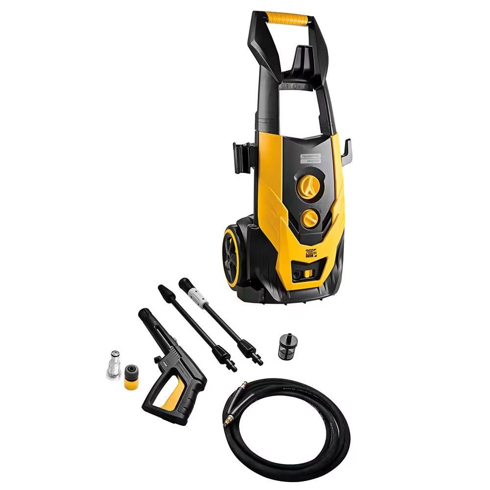 Lavadora de Alta Pressão Profissional Tramontina Master 2100PSI 2100W 7,8L-min Amarelo e Preto 220V