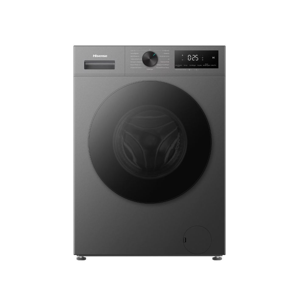 Lava e Seca Hisense Wd1i11 Titanium 11kg 7kg Ibubble Dispenser Steam Refresh Cinza 220V
