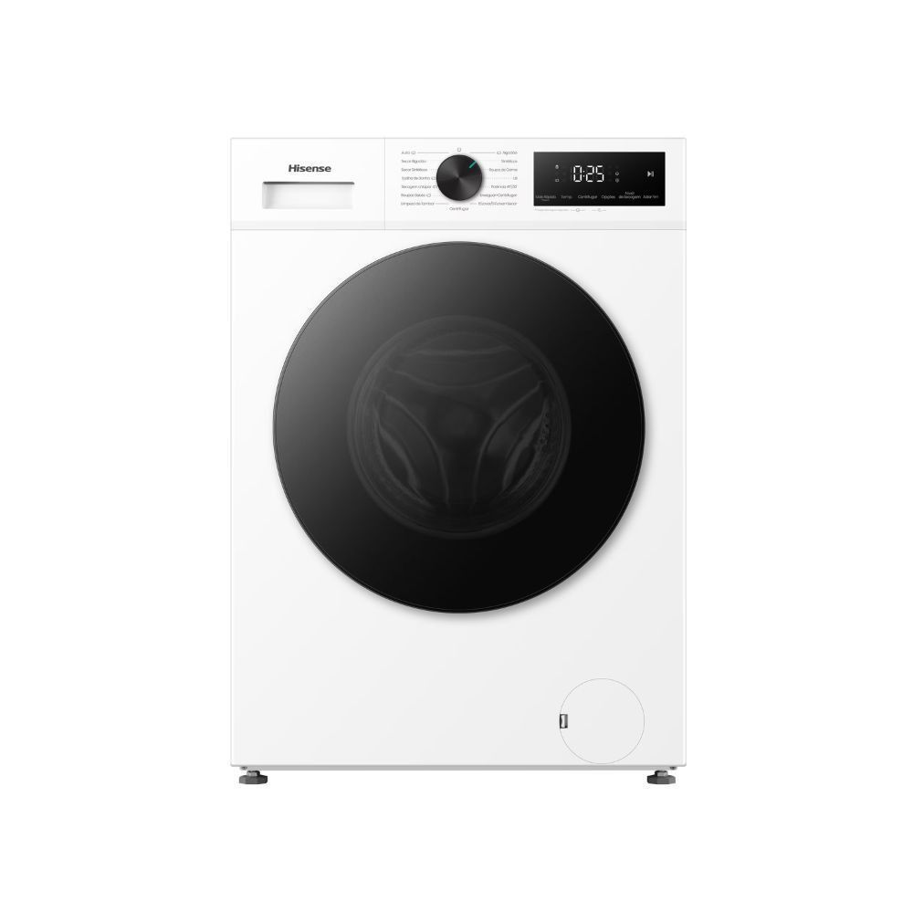 Lava e Seca Hisense Wd1i11 11kg 7kg Inverter 1400 RPM com Ibubble e Steam Refresh Branco 110V