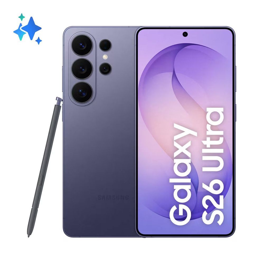 Smartphone Samsung Galaxy S26 Ultra 12GB 256GB Câmera 200MP 5G Tela 6.9 Violeta