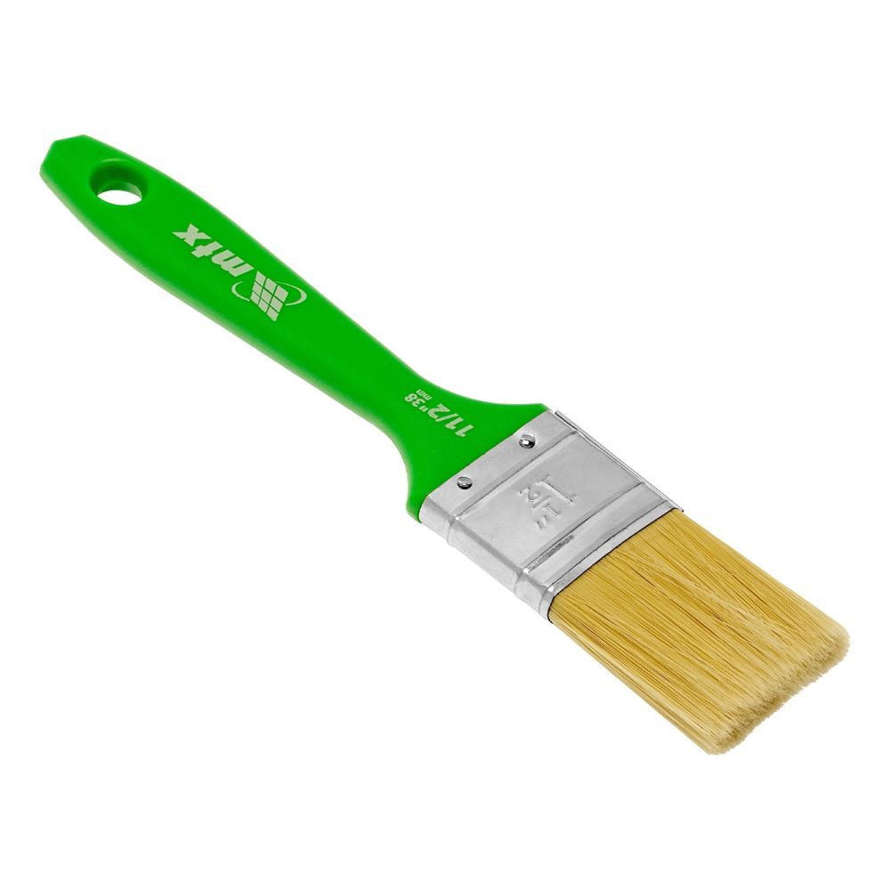 Trincha Pincel 1.1-2 Multiuso Cerdas Sintéticas Acabamento Impecável Branco MTX 4CM