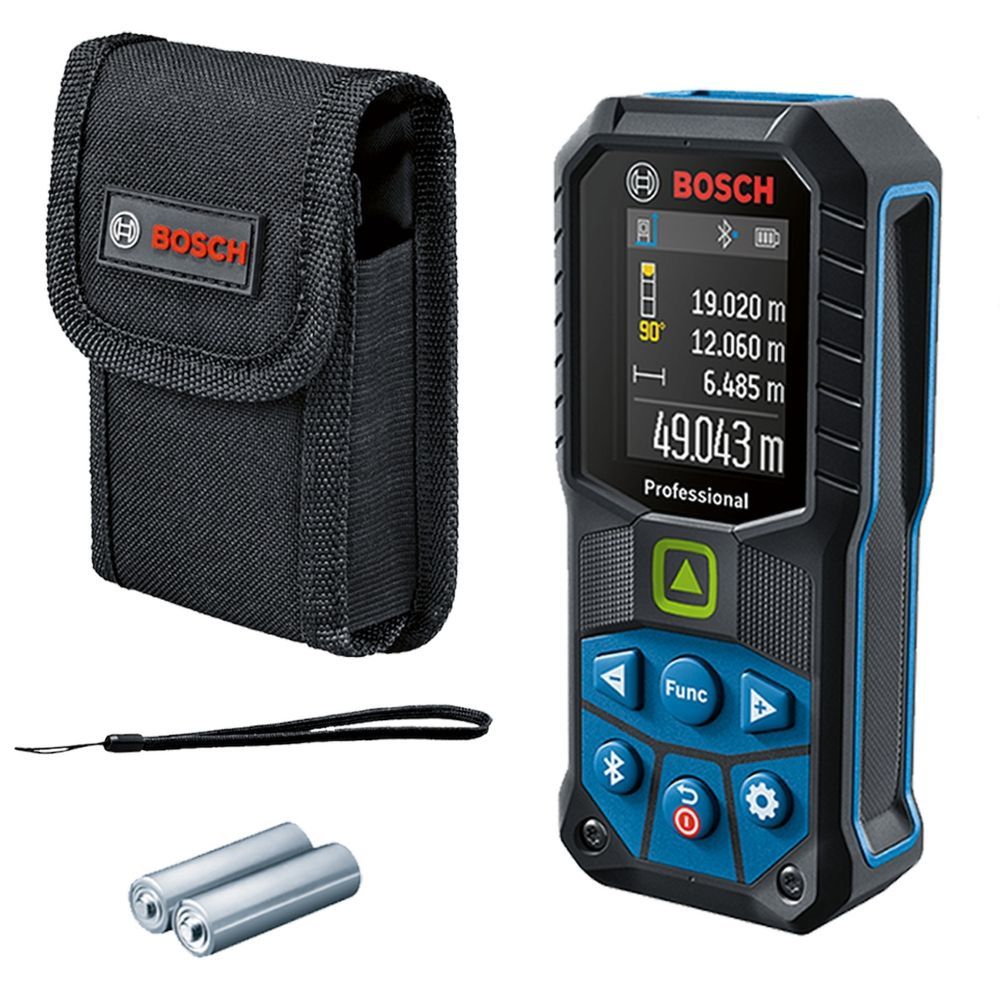 Trena Bosch GLM 50-27 CG com Laser Verde 4x Mais Visível e Bluetooth IP65 Preto 50M