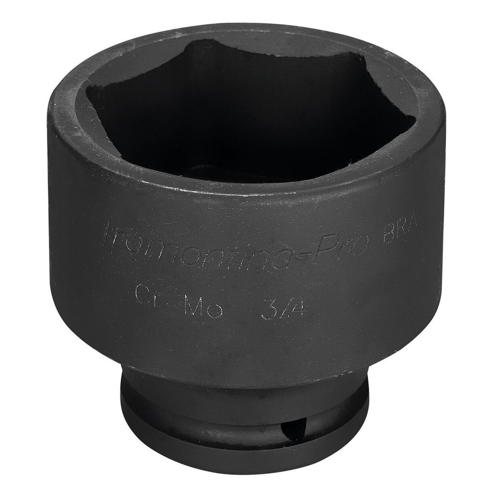 Soquete Tramontina Pro de Impacto Sextavado 2'' com Perfil Hyper Drive Aço Cromo Molibdênio 50MM