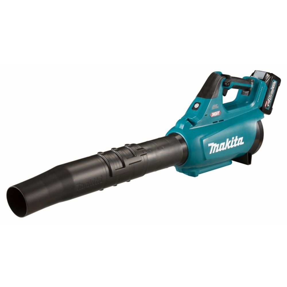 Soprador UB001GM101 com Motor 40V Máx e Controle de Cruzeiro Preto Makita 23000 RPM 2,6kg