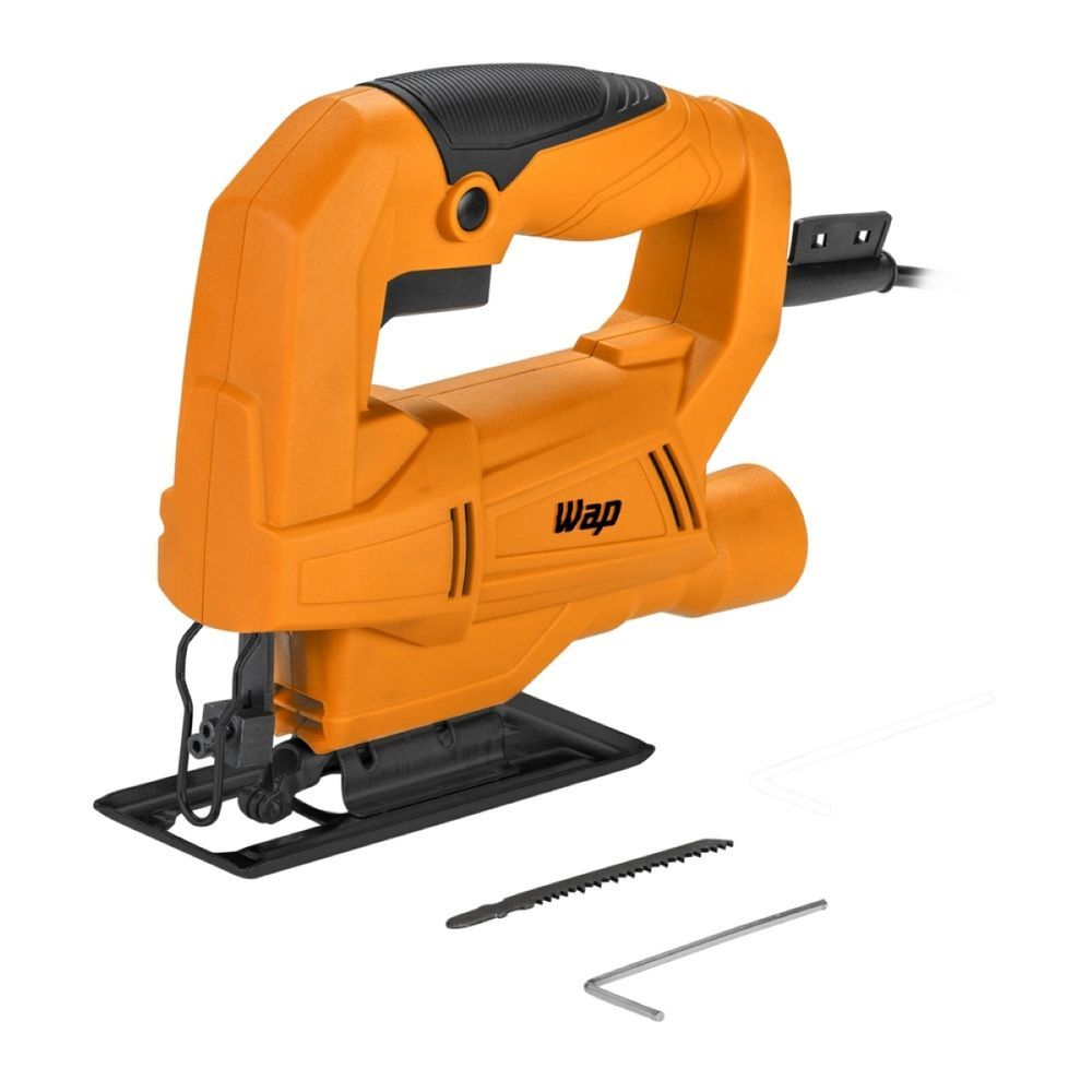 Serra Tico WF STT01 550W com Base Regulável 0 graus  a 45 graus  Preto WAP 8CM com Bocal de Aspiração e Empunhadura Emborrachada