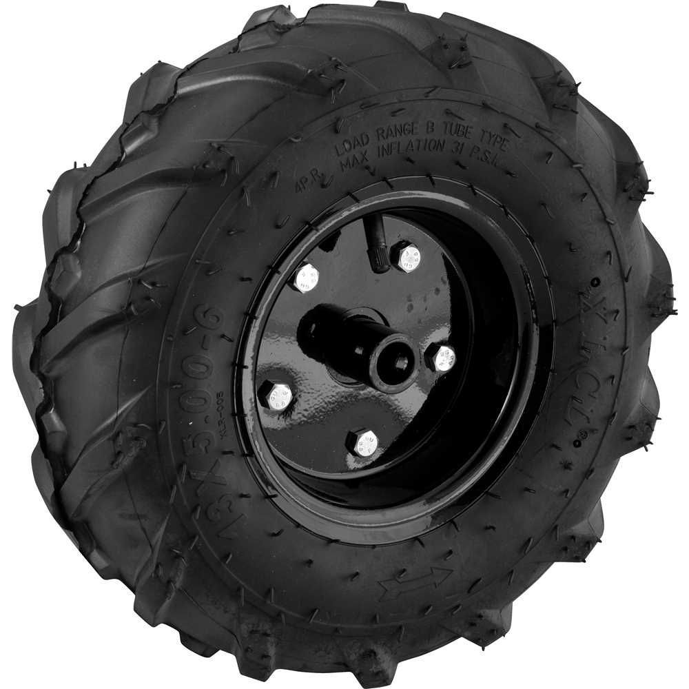 Roda para Motocultivador MCV700 Completa Lado Esquerdo 150KGf Aço Carbono Vonder