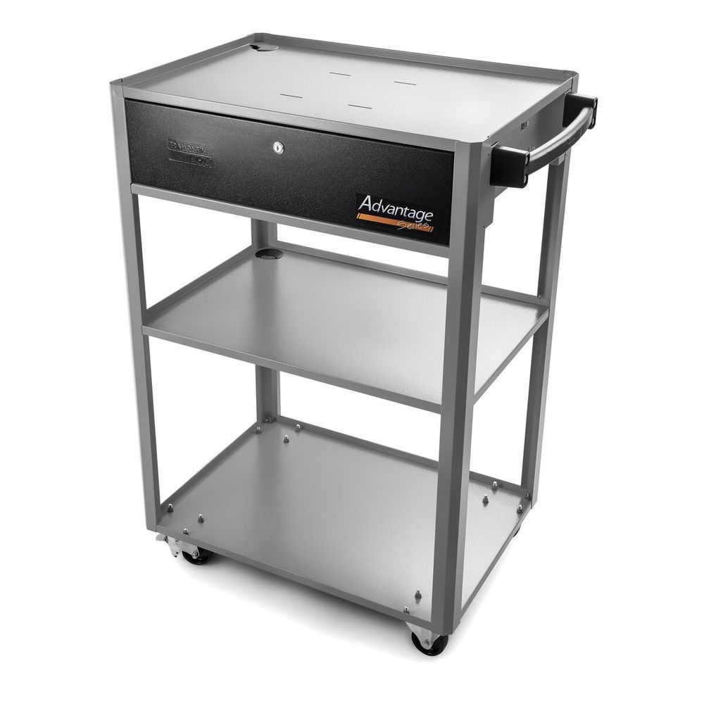 Rack Computador Pro com Estrutura Reforçada e Sistema de Travamento Cinza Tramontina