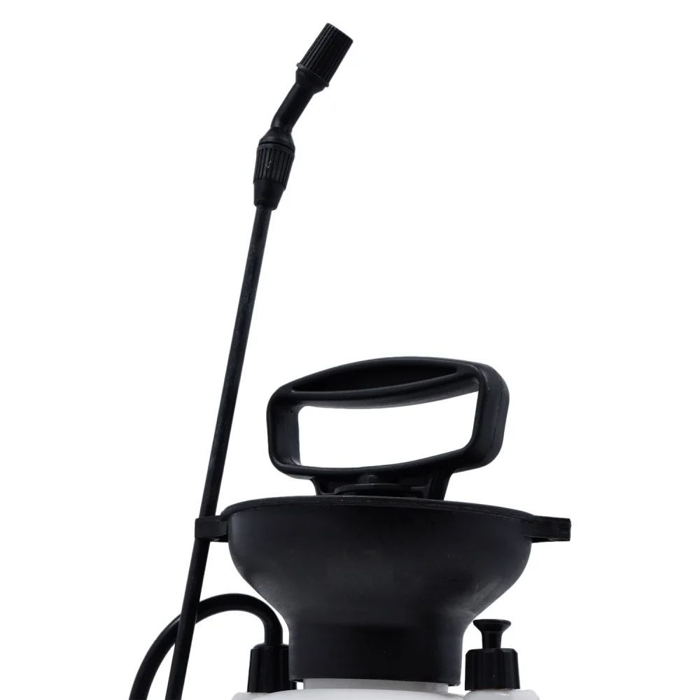 Pulverizador Manual Litros Compressão Prévia para Jardinagem Branco Worker 18CM 5L