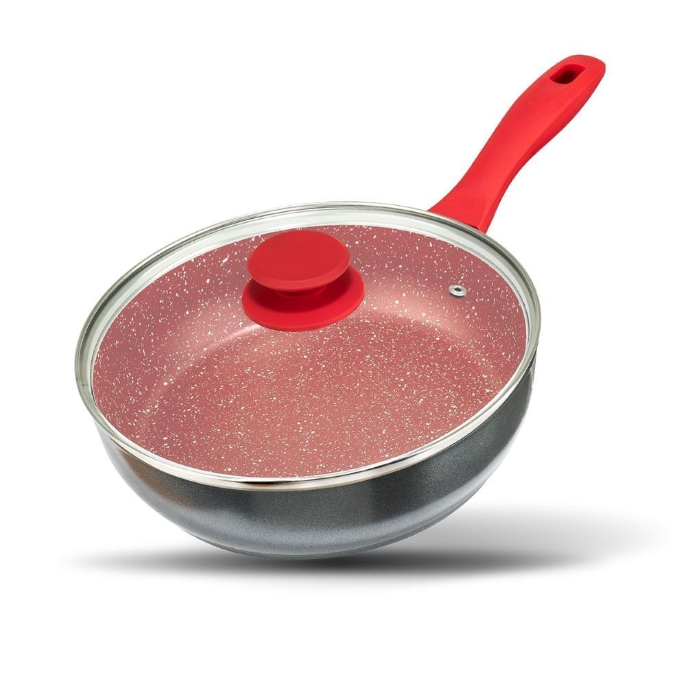 Panela Redstone Definitive PPH240APR Cozimento com Revestimento Antiaderente Vidro para Cozinha Roxo Philco 31CM 2,7L