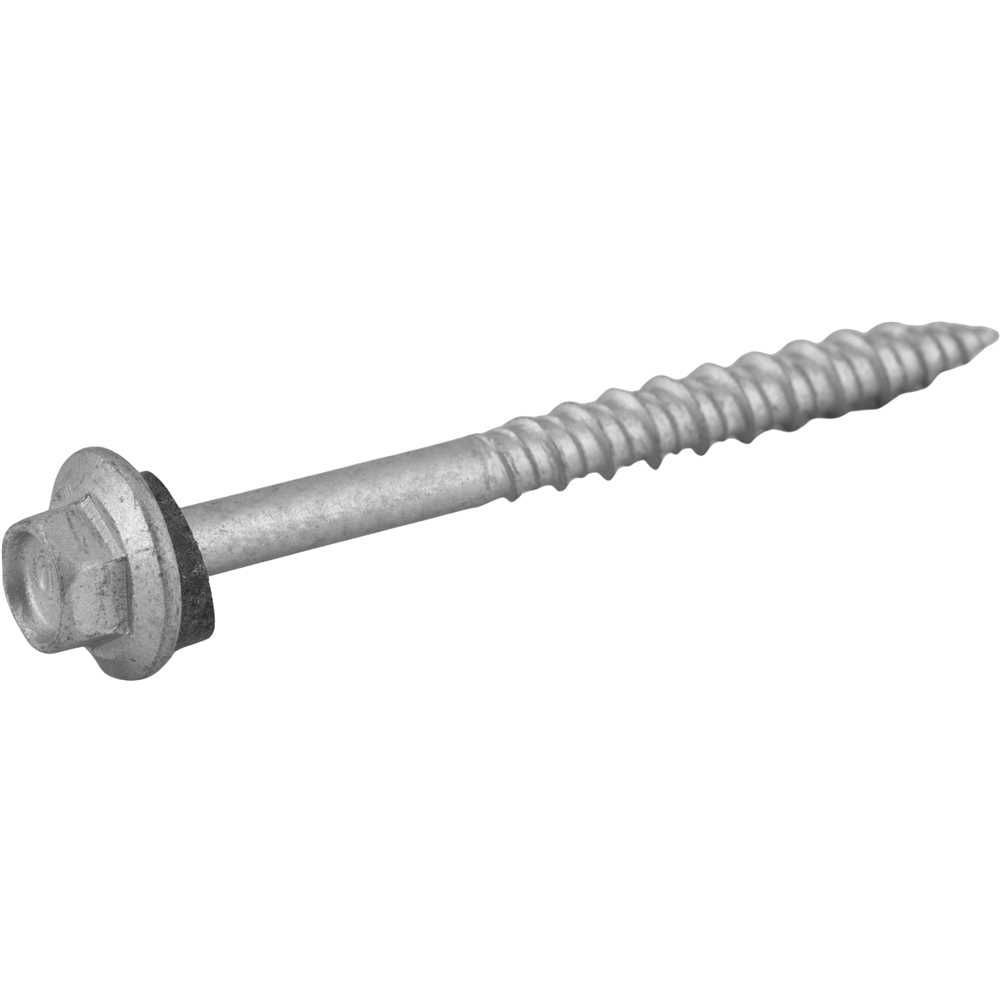 Parafuso Auto Brocante 5,5x2.1-2'' 5-16'' Fixação com Cabeça Sextavada e Arruela EPDM Nove54 1,025kg