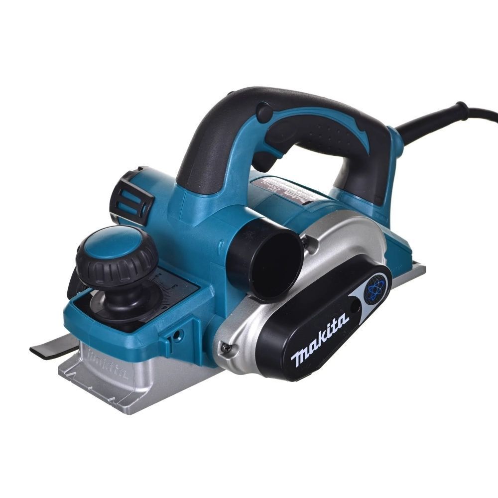 Plaina Elétrica KP0810 850W com Dupla Isolação e Adaptável a Coletor de Pó 220V Makita 168CM 82MM