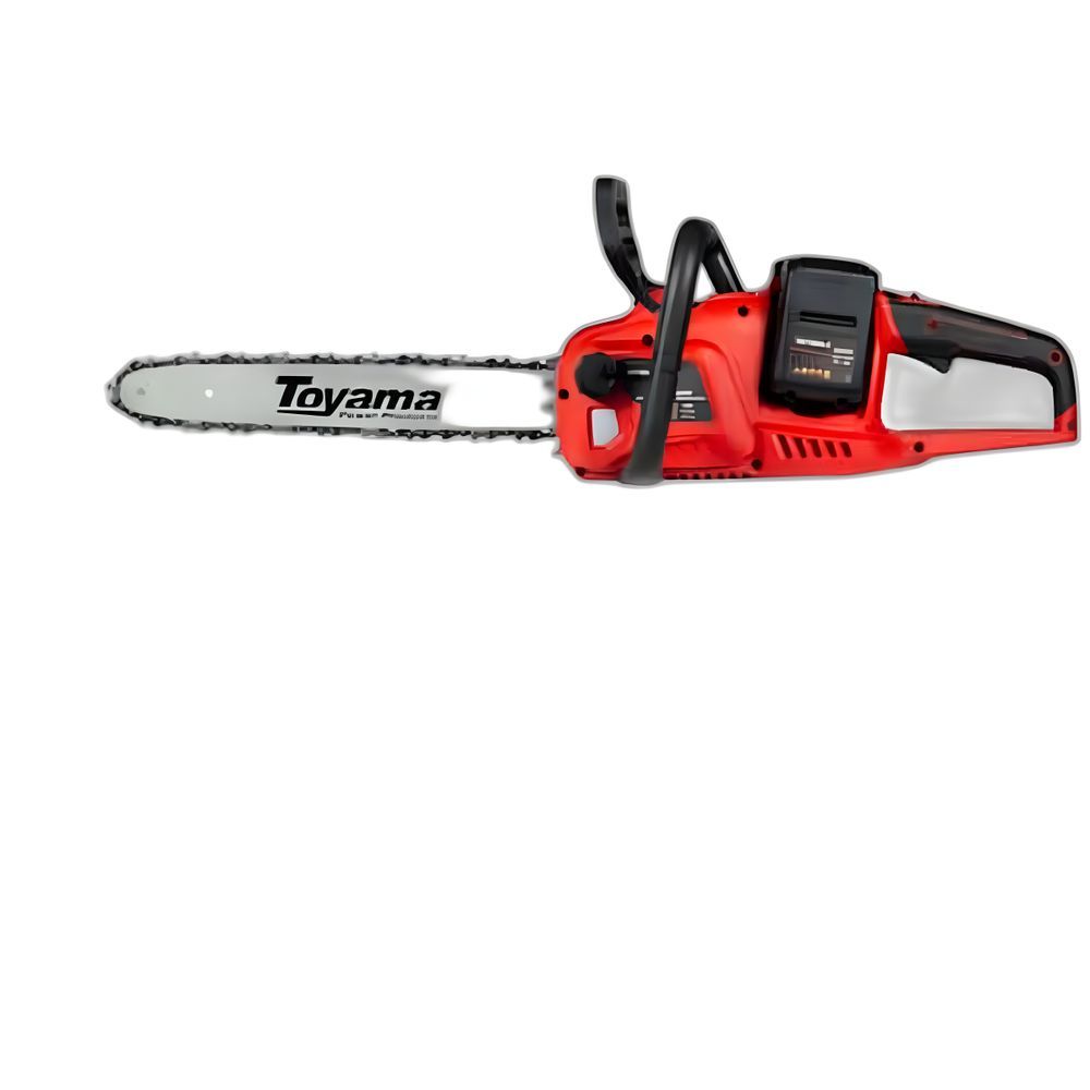 Motosserra TBT18+18RCS16-K com Motor Brushless e Sabre 16 Pol Bivolt Preto Toyama 22CM 2 Baterias 4.0AH