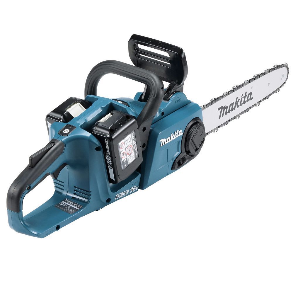 Motoserra DUC353Z 36V com Sabre 35CM e Sistema Tool-less Verde Makita 35CM 200ML